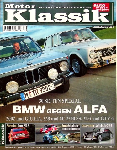 Deckblatt Motor Klassik (12/2003)